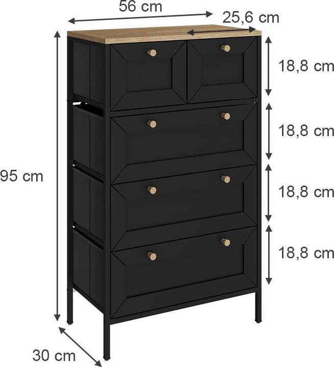 Produktbild Vicco Belaro (56 x 30 x 95 cm)