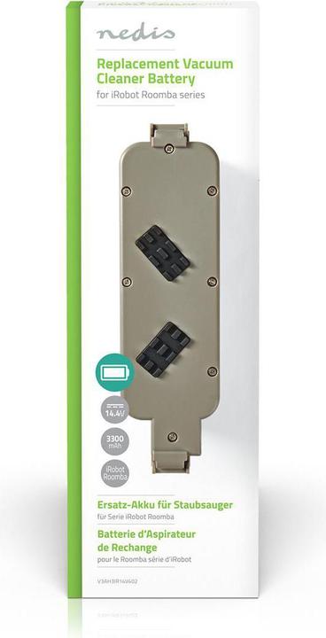 Produktbild Nedis V3AH3IR14V402, Staubsauger-Akku-Li-Ion, Schwarz