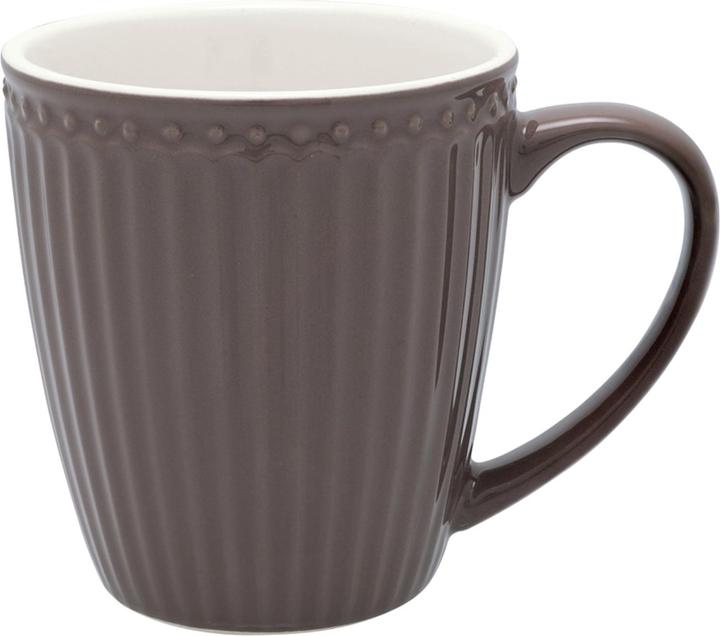 Actual product image Greengate Alice mug with handle dark chocolate 0.4 l (400 ml, 1 x)