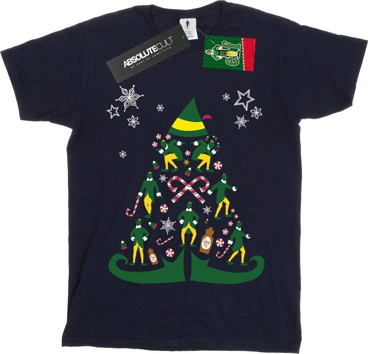 Actual product image Elf Boys Christmas Tree T-Shirt (152, 158)