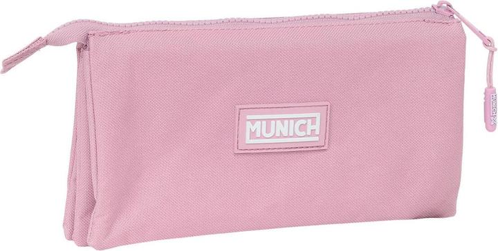 Produktbild MunichSport Dreifaches Mehrzweck-Etui Munich Basic Rosa 22 x 12 x 3 cm