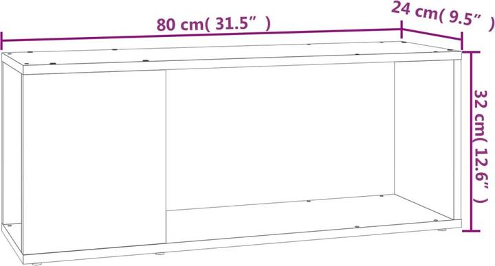 Immagine prodotto VidaXL Aitana (80 x 24 x 32 cm)