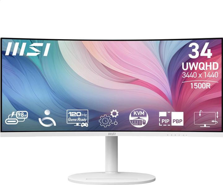 Image du produit MSI Modern MD342CQPWDE / / / 4ms/3340x1440 UWQHD (3440 x 1440 pixels, 34")