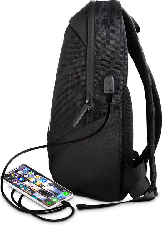 Produktbild Land NS-KLB200311-A Notebooktasche 39,6 cm (15,6') Backpack Schwarz, Weiss (25 l)