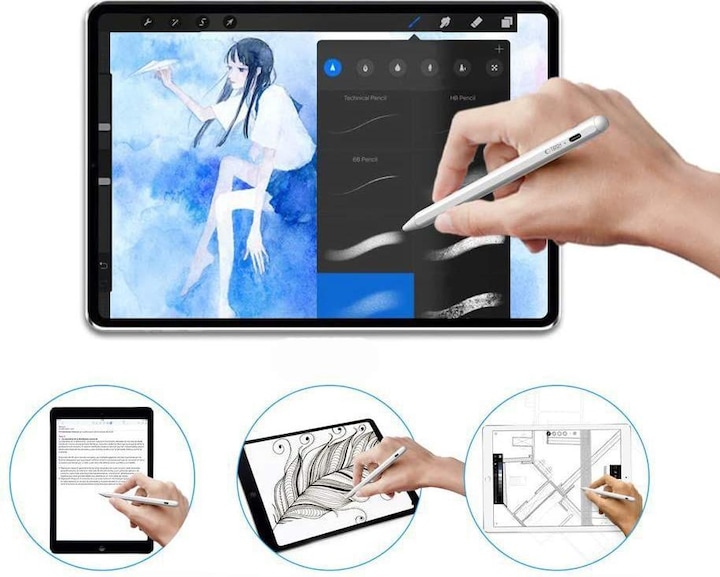 Actual product image Tech-Protect Digital Stylus Pen Ipad White