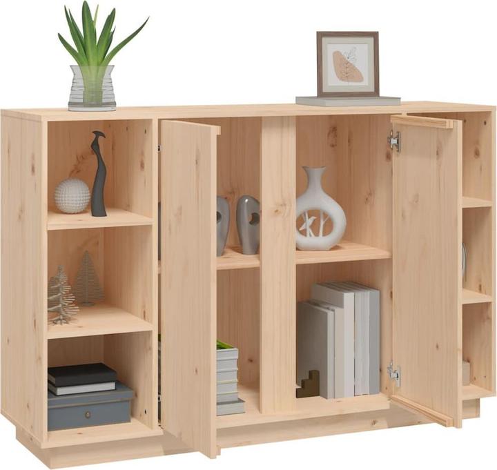 Image du produit VidaXL Sideboard 120x35x80 cm Massivholz Kiefer,Material (120 x 35 x 80 cm)