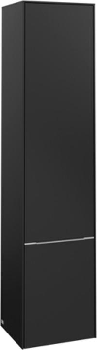 Aluminium glänzend, Volcano Black