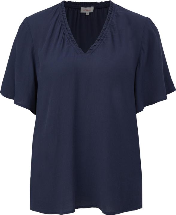 Immagine prodotto s.Oliver Bluse Viskosebluse mit V-Ausschnitt im Relaxed Fit (38)