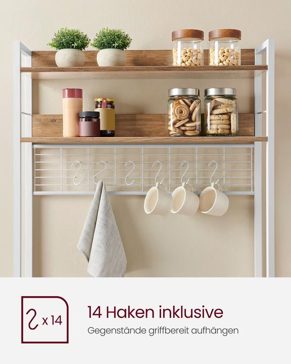 Image du produit Vasagle Buffet (80 x 40 x 170 cm)