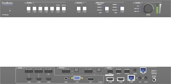 Produktbild Puretools Matrix Switcher PT-PMS-62S Multiformat HDBaseT