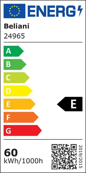 Energy Label Beliani Taurus (7800 lm, E27)