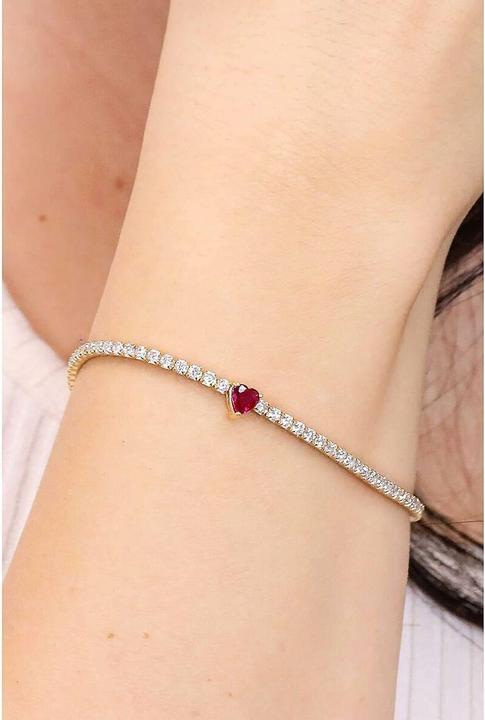 Immagine prodotto Amen Bracciale tennis Ti Amo (19 cm, Argento 925)