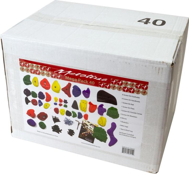Actual product image Metolius PU Mega Pack (40 Holds)