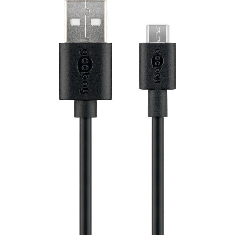 Goobay USB-Kabel (1 m, USB 2.0), USB Kabel