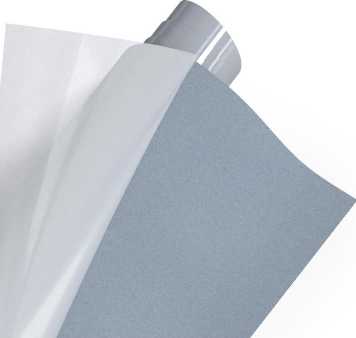 Produktbild Poli-tape Aufbügelfolie Tubitherm Flock, 30.5 x 61 cm, Grau matt