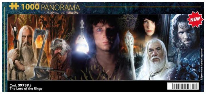 Actual product image Clementoni LE SEIGNEUR DES ANNEAUX - Scènes - Puzzle Panorama 1000P (1000 pieces)