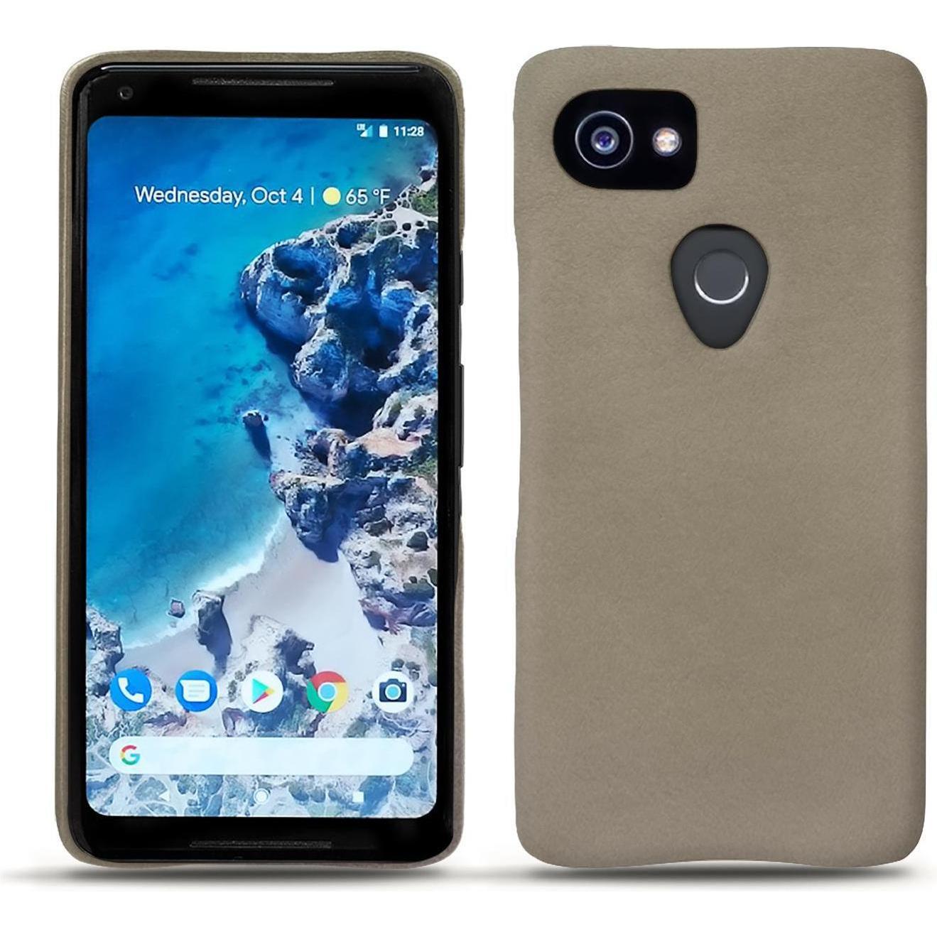 Thumbnail - Noreve Lederschutzhülle (Google Pixel 2 XL), Smartphone Hülle, Beige