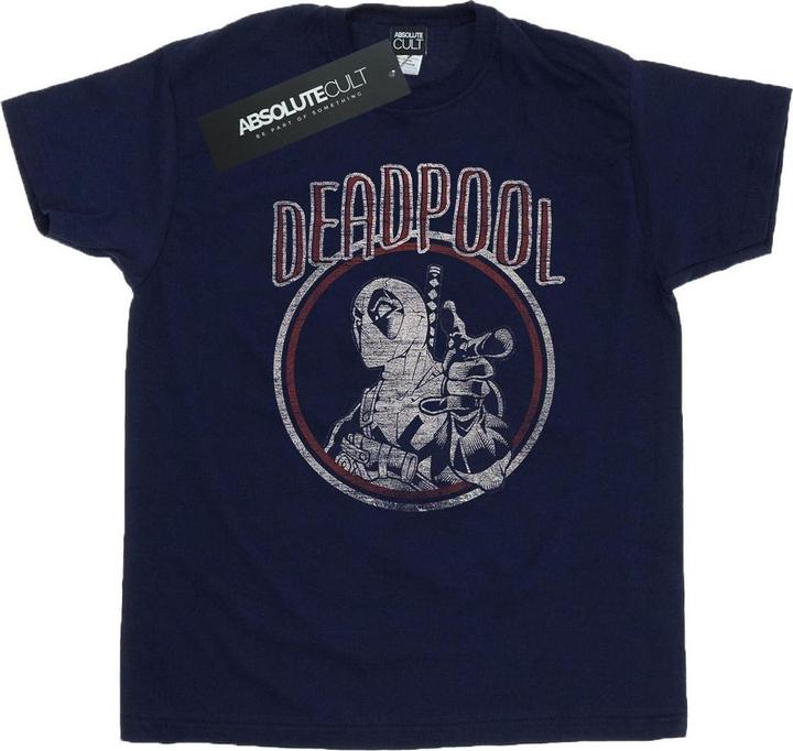 Produktbild Deadpool Vintage Circle TShirt (S)