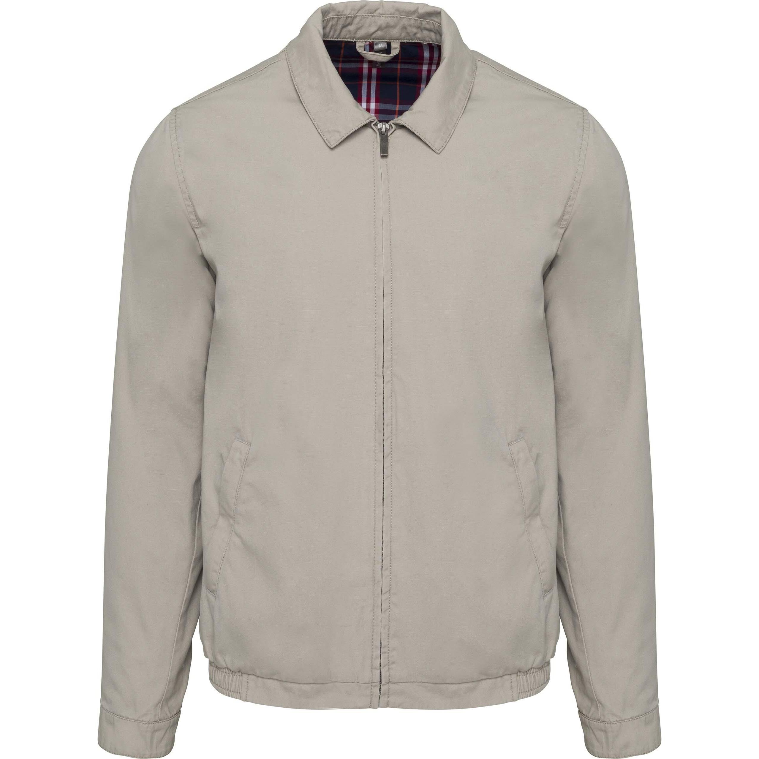 Kariban, Herren, Hemd, Harrington, Beige, (XXL)
