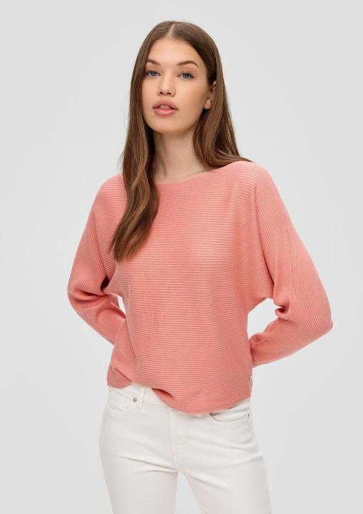 Produktbild s.Oliver Strickpullover Rippstrickpulli mit Fledermausarm (XXL)