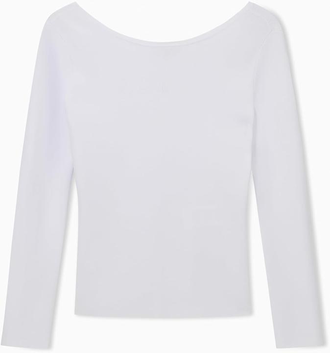 Actual product image Armani Exchange Long Sleeve Tone on Tone Monogram Pullover Sweater (XL)