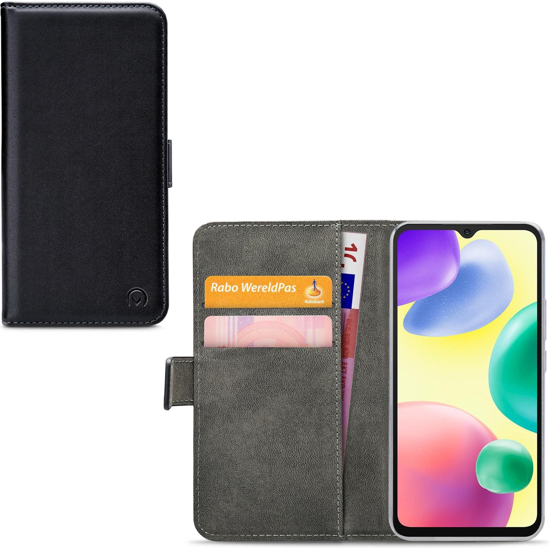 Thumbnail - Mobilize Klassische Gelly-Geldbörse (Xiaomi Redmi 10A), Smartphone Hülle, Schwarz