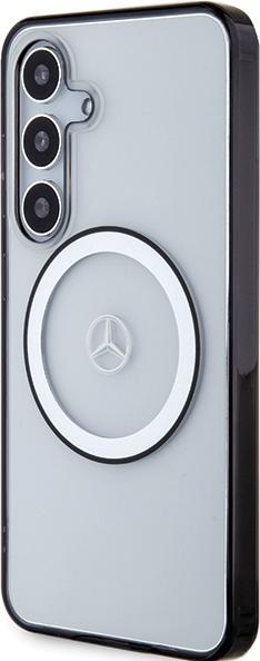 Actual product image Mercedes MEHMS23HUOKC S921 transparent hardcase Printed logo MagSafe (Samsung Galaxy S24)