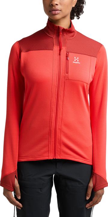 Actual product image Haglöfs ROC Spitz Mid Jacket Women Poppy red/Corrosion (M)