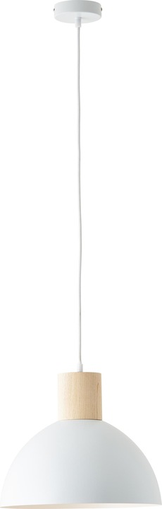 Immagine prodotto Brilliant Lampada a sospensione Daintree 34cm bianco/natura Dimensione: 120x34 (E27)