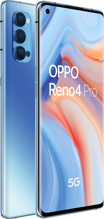 Produktbild OPPO Reno4 Pro (256 GB, Galactic Blue, 6.50", Dual SIM, 48 Mpx, 5G)