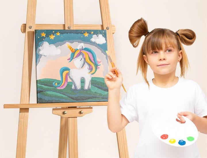 Actual product image Craft Buddy Painting by Numbers Kitten Rainbow (1x)