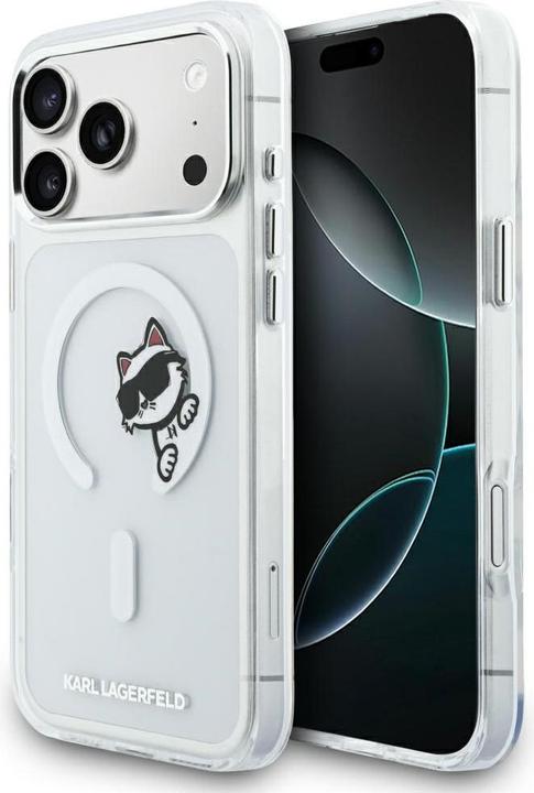 Karl Lagerfeld Case IML Peekaboo MagSafe for iPhone 17 Pro Max transparent (Apple iPhone 17 Pro Max)