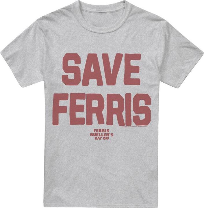 Immagine prodotto Ferris Bueller´s Day Off Ferris Bueller's Day Off Save Ferris Maglietta Uomo (XXL)