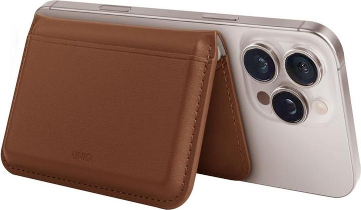 Produktbild Uniq Lyden DS RFID Magnetic Wallet with Phone Stand - Brown