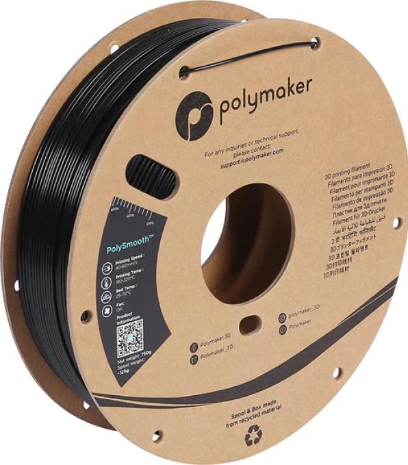 Actual product image Polymaker PJ01013 PolySmooth Filament polishable 2.85 mm 750 g Black 1 pc. (PVB, 2.85 mm, 750 g, Black)