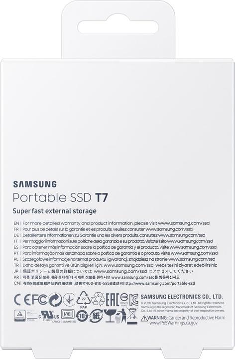 Produktbild Samsung Portable T7 Titan Grey (0.50 TB)