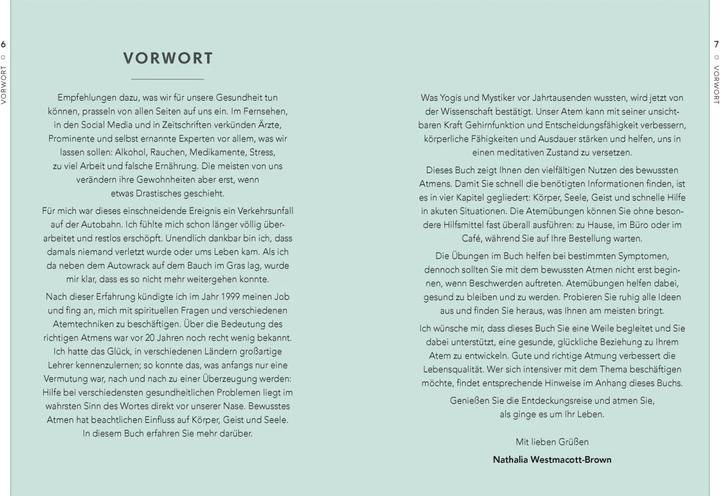 Actual product image Self-Care Collection. Atemtherapie (German, Nathalia Westmacott-Brown, 2020)