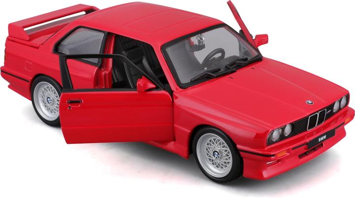 Actual product image Bburago BMW M3 (E30) 1988 1/24 red