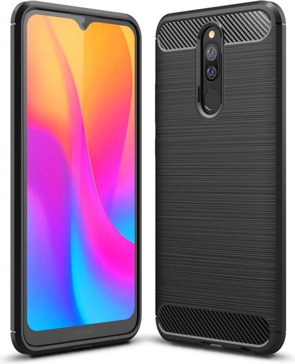 Produktbild Screenguard Xiaomi Redmi 8 Hülle Carbon Brushed Soft TPU (Xiaomi Redmi 8)