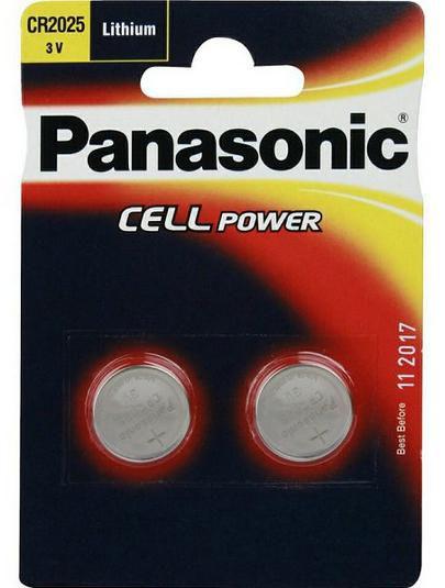 Produktbild Panasonic Lithium Power CR2025 (2 Stk., CR2025, 165 mAh)