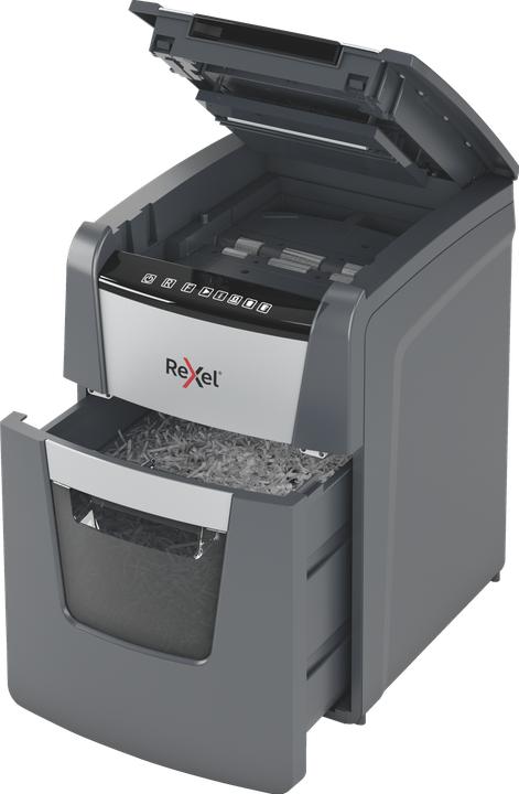 Immagine prodotto Rexel Optimum AutoFeed+ 100M Shredder micro cut 2 x 15 mm 34 l Numero di fogli (max.): 100 Secure (Microtaglio)