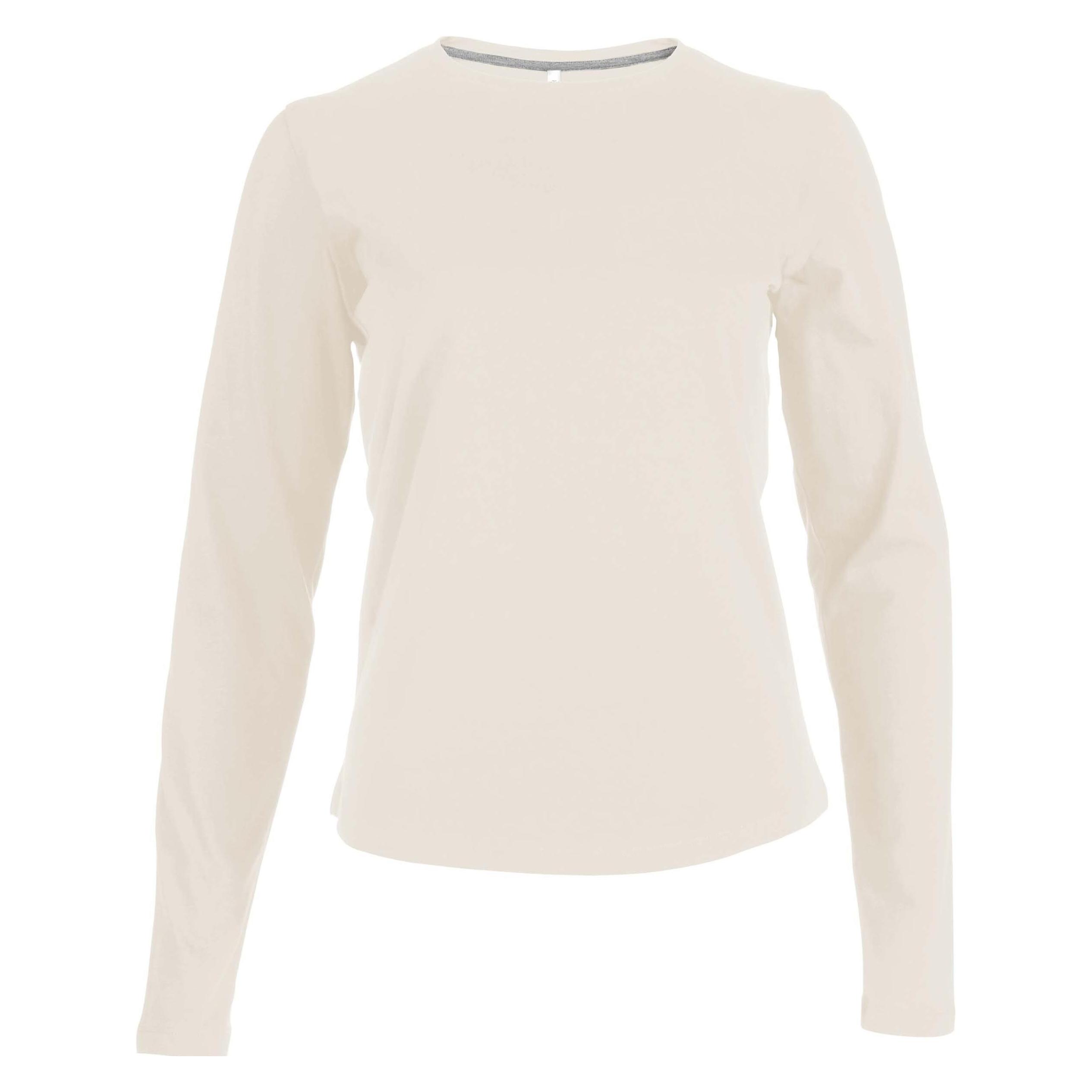 Kariban, Damen, Shirts, Col Rond, Beige, (3XL)
