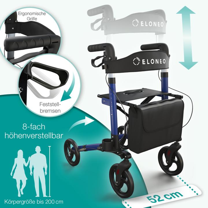 Actual product image Aktivshop Leichtgewichtrollator »Move«, Blau