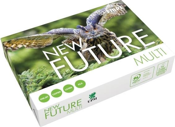Immagine prodotto UPM Paper Carta multifunzione New Future Multi, med hul, A4, 80 g, 500 ark (80 g/m², A4)