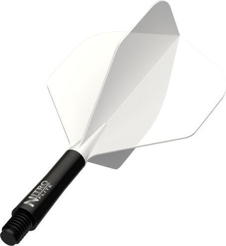Red Dragon Nitro Flite Schwarz No2 - Weiss Short