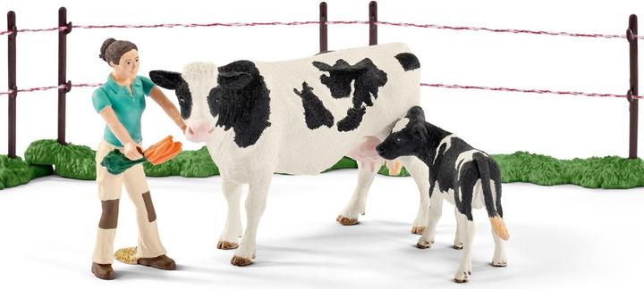 Schleich Famille de vaches au pâturage
