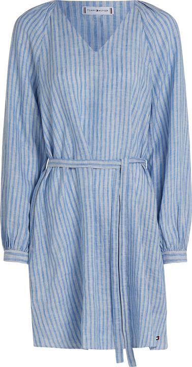 Image du produit Tommy Hilfiger Robe courte à col en V en lin (38)