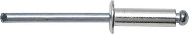 Produktbild SWG 93761255 Flachrundniete O x L 6 mm 12 Aluminium 250 St.