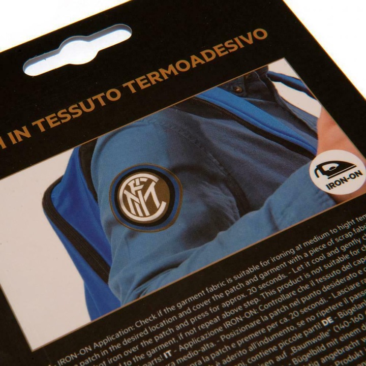 Actual product image Inter Milan FC Iron-on patch set 2pack (2 x)