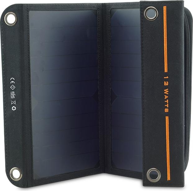 Actual product image Livoo 12W solar panel with integrated battery (12 W, 0.62 kg)